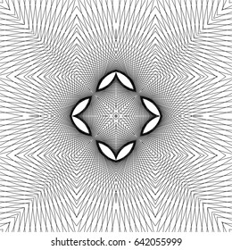 Seamless guilloche vector background. Thin wavy lines texture.