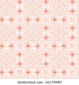 Seamless guilloche vector background. Thin wavy lines texture.