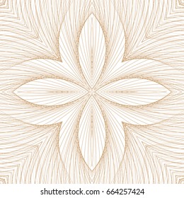 Seamless guilloche vector background. Thin wavy lines texture