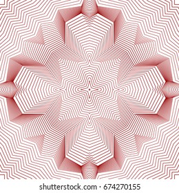 Seamless guilloche vector background. Thin wavy lines texture