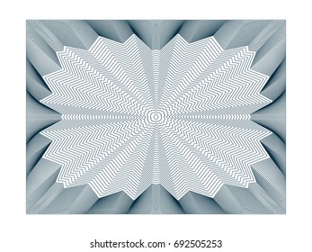 Seamless guilloche vector background. Thin wavy lines texture