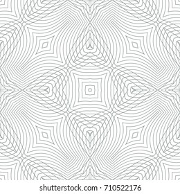 Seamless guilloche vector background. Thin wavy lines texture