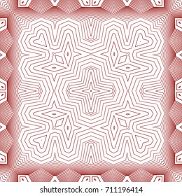Seamless guilloche vector background. Thin wavy lines texture