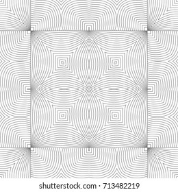 Seamless guilloche vector background. Thin wavy lines texture