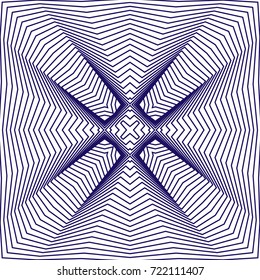 Seamless guilloche vector background. Thin wavy lines texture