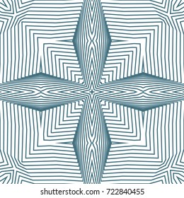 Seamless guilloche vector background. Thin wavy lines texture