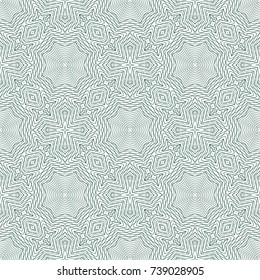 Seamless guilloche vector background. Thin wavy lines texture