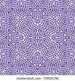 Seamless guilloche vector background. Thin wavy lines texture