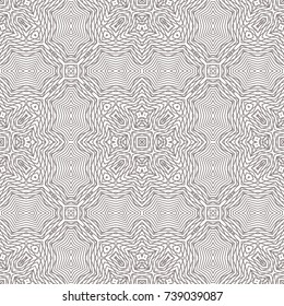 Seamless guilloche vector background. Thin wavy lines texture