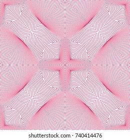 Seamless guilloche vector background. Thin wavy lines texture