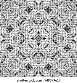 Seamless guilloche vector background. Thin wavy lines texture