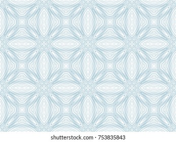 Seamless guilloche vector background. Thin wavy lines texture