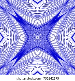 Seamless guilloche vector background. Thin wavy lines texture