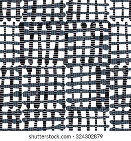 Seamless Had Drawn Lines Abstract Surface Design Background Pattern