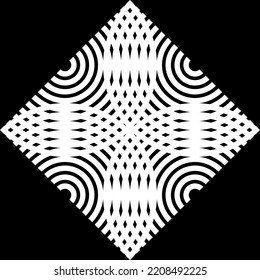 Patrón de semicírculo de semicírculo sin fisuras para elementos de diseño gráfico, de decoración u ordenado. Ilustración vectorial 