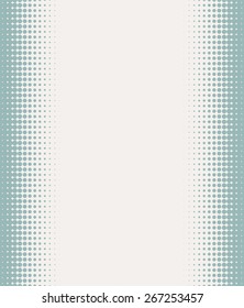 Seamless halftone background with pastel green color. Vector illustration