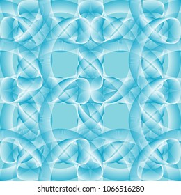 Seamless halftone blue abstract background