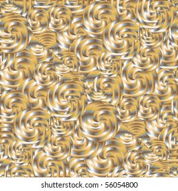 Seamless halftone brown vector background