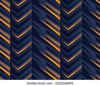 Seamless Halftone chevron effect stripe line pattern vector, Geometric Halftone Abstract pattern for Fabric and textile printing, sport jersey texture, wrapping paper, backdrops and packaging