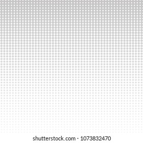 Seamless halftone circle dots abstract vector background or texture for design template
