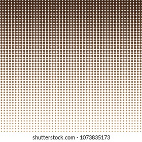 Seamless halftone circle dots abstract vector background or texture for design template