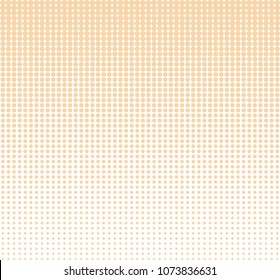 Seamless halftone circle dots abstract vector background or texture for design template