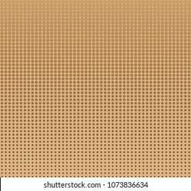 Seamless halftone circle dots abstract vector background or texture for design template