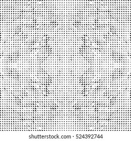 Seamless Halftone Geometric Texture. Pattern With Black Triangles for Backgrounds, Wrapping, Paper, Textile