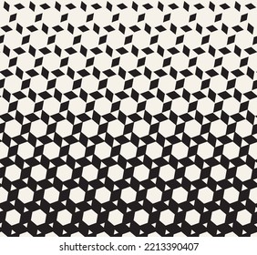 Seamless halftone pattern. Abstract geometric graphic design halftone pattern.