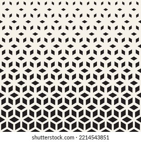 Seamless halftone pattern. Abstract geometric graphic design halftone pattern.