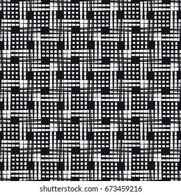 Seamless halftone pattern. Geo, geometric background, sreen print texture, black and white vector graphic, seamless fabric print, seamless halftone background, digital technology background