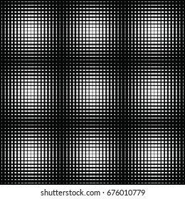 Seamless halftone pattern, geo, geometric background, crosshatch screen print texture, black and white vector graphic, seamless fabric print, seamless halftone background, digital background