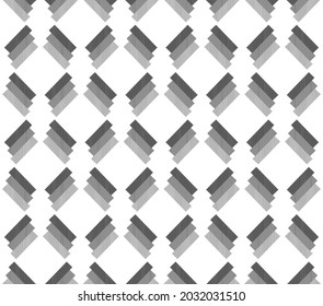 Seamless halftone rectangle stripe line pattern vector on black background, Halftone rectangular pattern for Fabric and textile printing, jersey print, wrapping paper, backdrops and packaging