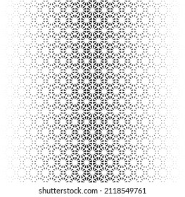 Seamless halftone vector background. Filled with triangles