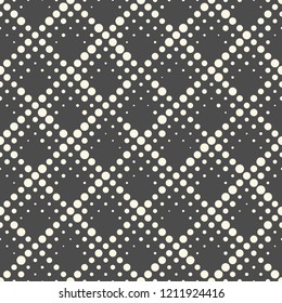 Seamless Halftone Wallpaper. Decorative Dots Pattern. Abstract Graphic Design