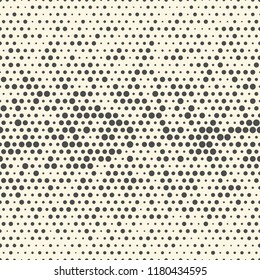 Seamless Halftone Wallpaper. Decorative Gradient Pattern. Abstract Dots Graphic Design