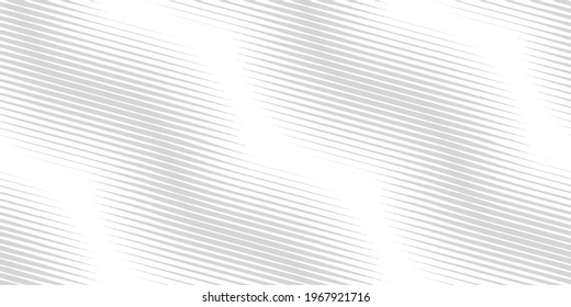 Seamless halftone wavy pattern. Stylish monochrome striped texture. Modern vector abstract background.