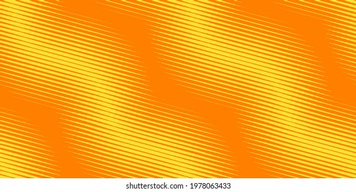 Seamless halftone wavy pattern. Stylish colorful striped texture. Modern vector abstract background.