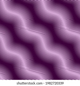 Seamless halftone wavy pattern. Stylish colorful striped texture. Modern vector abstract background.
