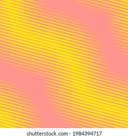 Seamless halftone wavy pattern. Stylish colorful striped texture. Modern vector abstract background.