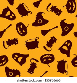 Seamless halloween background