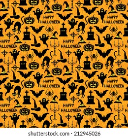 Seamless halloween background 