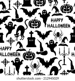 Seamless halloween background 