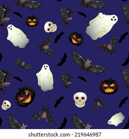 Seamless Halloween background