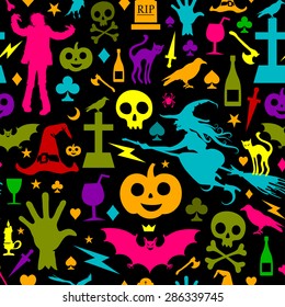 Seamless Halloween Background