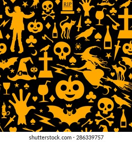 Seamless Halloween Background