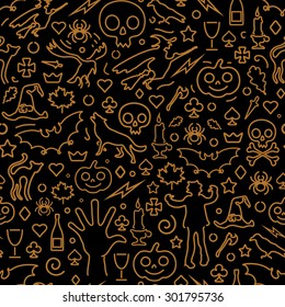 Seamless Halloween Background
