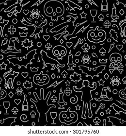 Seamless Halloween Background