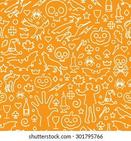 Seamless Halloween Background