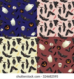 Seamless Halloween background 